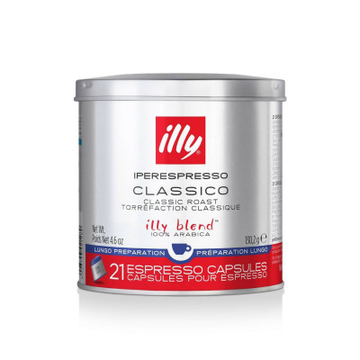 Illy can capsules harder roasted coffee