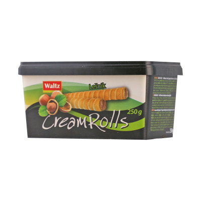 Crem rolls hazelnut 250 g Waltz