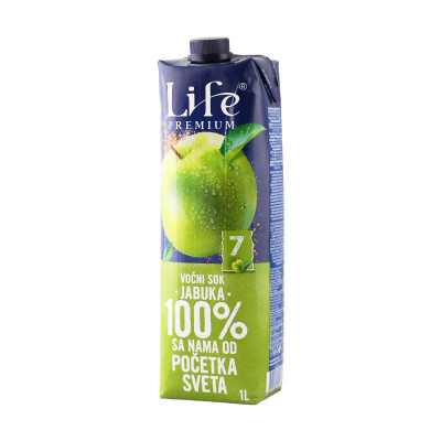 Apple juice life 100% 1 l Nectar