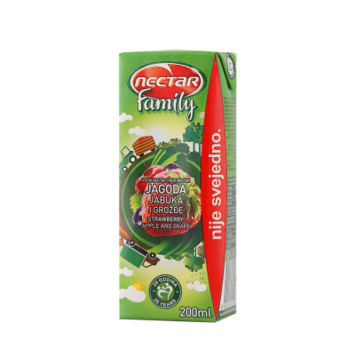 Strawberry juice 0.2 l Family nectar