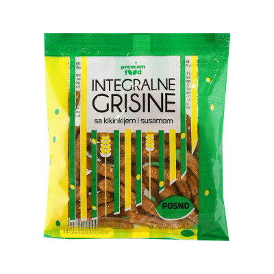 Integral grissini 80 g Premium Food