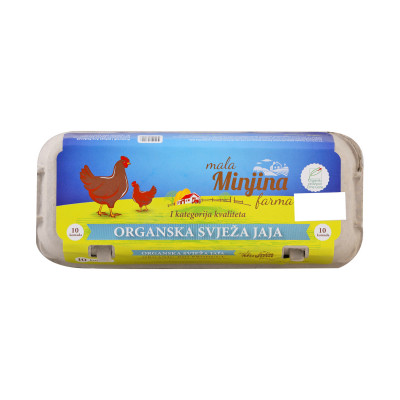 Organic eggs S class 10 pcs Minja's farm