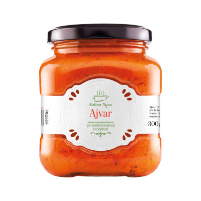 Homemade ajvar mild hot 300 g Bakina tajna