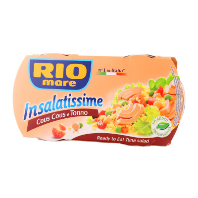 Insalatissime tuna with couscous and vegetables 2X160 g Rio Mare