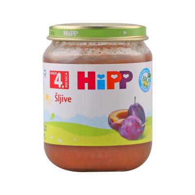 Plum puree 4 months 125 g Hipp