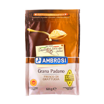 Grana Padano DOP fresh grated 60 g Ambrosi