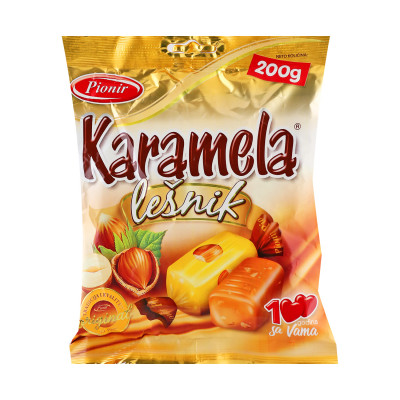 Caramel hazelnut 200 g Pionir
