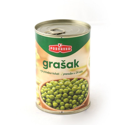 Green Peas 420 g Podravka