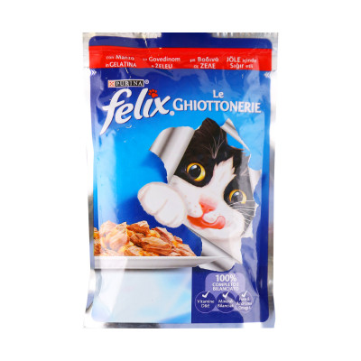 Cat food beef 100 g Felix