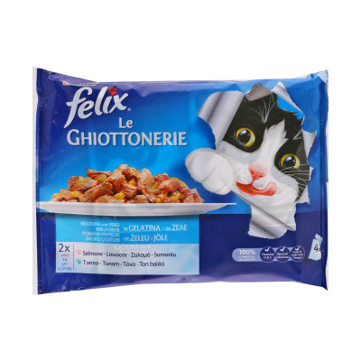 Cat food salmon 4x85 g Felix