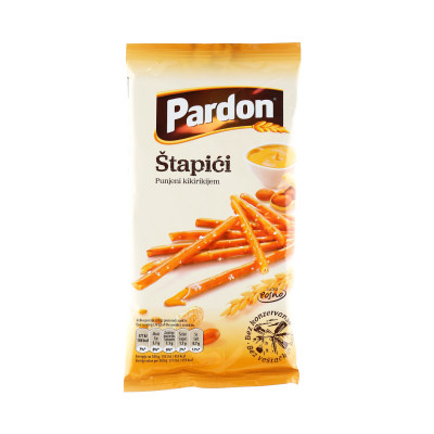 Pardon stuffed peanut sticks 40 g Marbo