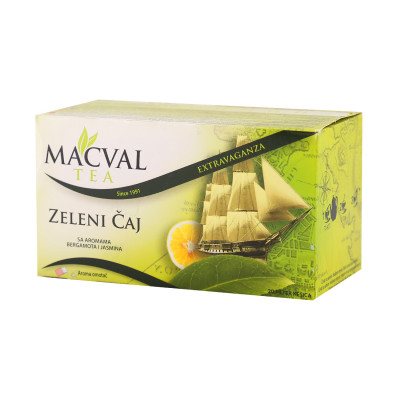 Extravaganza grean filter tea 40 g Macval