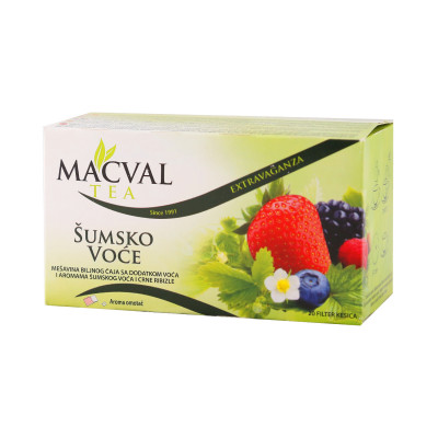Extravaganza forest fruit filter tea 40 g Macval