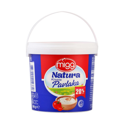 Sour cream natura 20% mm 800 g MI99
