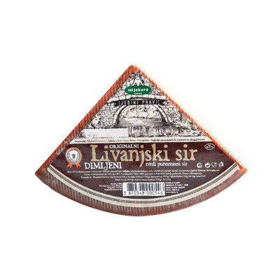 Livno smoked cheese 1/4 Dairy Livno
