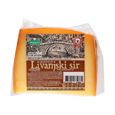Livno smoked cheese 180 g Dairy Livno