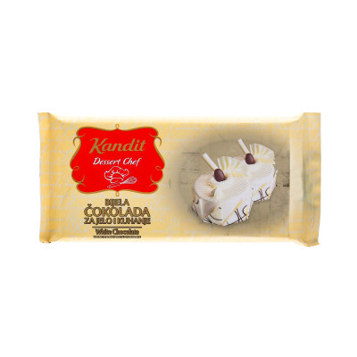 Dessert chef white chocolate 200 g Kandit