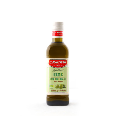 Organic extra virgin olive oil 500 ml Cavanna
