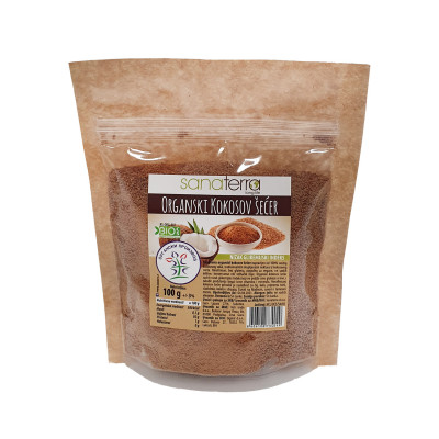 Organic coconut sugar 100 g Sanaterra