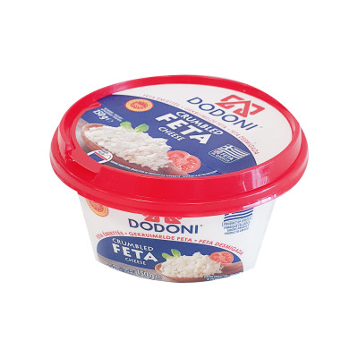 Feta cheese crumbled 150 g Dodoni