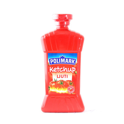 Ketchup hot 500 ml bottle Polimark