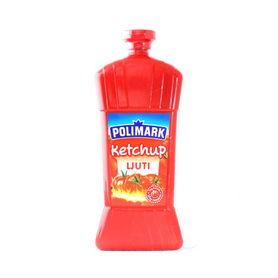 Ketchup hot 1 l bottle Polimark