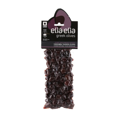 Dried black olives in oil 200 g Elia-Elia