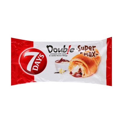 7 Days croissant super max cocoa and vanilla 110 g