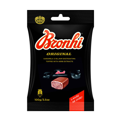 Bronchi original caramel 100 g Kras