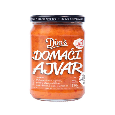 Ajvar homemade spicy 550 g Dim-komerc