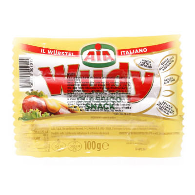 Wudy classico mini chicken sausage 100g AIA