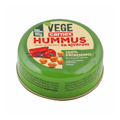 Hummus spread ajvar 95 g Carnex