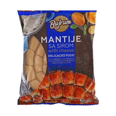 Mantije with cheese 700 g Bujrum
