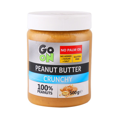 Go on 100% peanut butter crunchy gluten free 500 g Sante