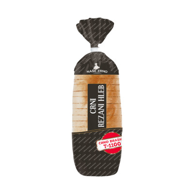 Black sliced ??bread packed 500 g Don - Don