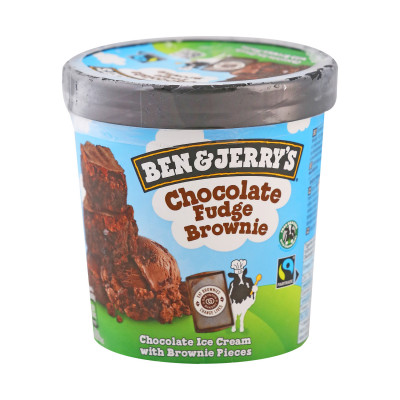 Chocolate ice cream and pieces of brownie 465 ml Ben & Jerry