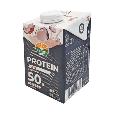 Protein drink coconut 0.5 l Zbregov