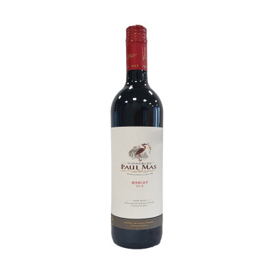 Merlot red wine 0.75 l Paul Mas