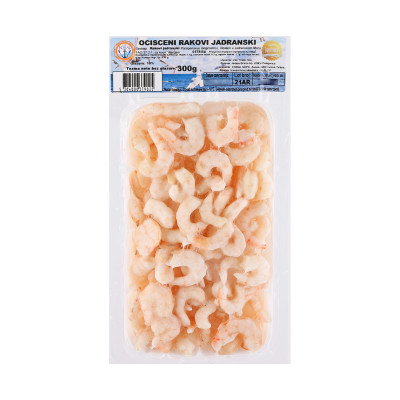 Shrimps  cleaned Adriatic frozen skin pack 300 g Koral