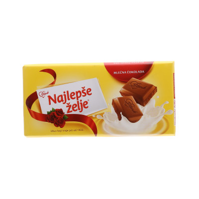 Najljepse zelje chocolate 200 g  Soko Stark