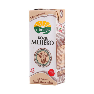 Goat milk 2.8% mm 0.2 l Zbregov