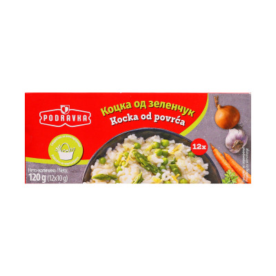 Vegetable cube - instant broth 120 g Podravka