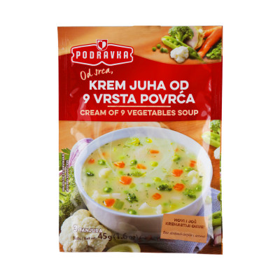 Cream soup of 9 types of vegetables 45 g Podravka