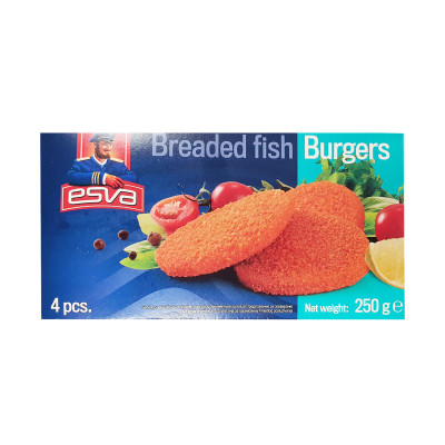 Fishburger fish burgers 250 g Esva