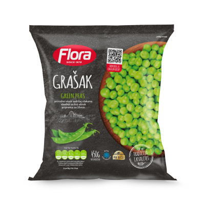 Green Peas 450 g (frozen) Flora
