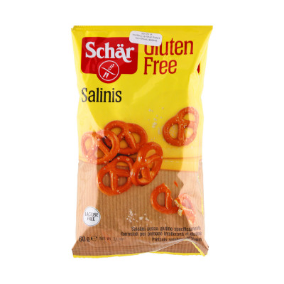 Salinis salted pretzels 60 g (gluten free) Schar
