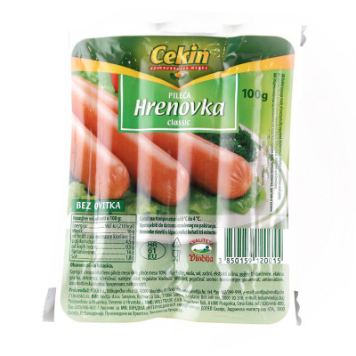 Chicken sausage standard 100 g Cekin
