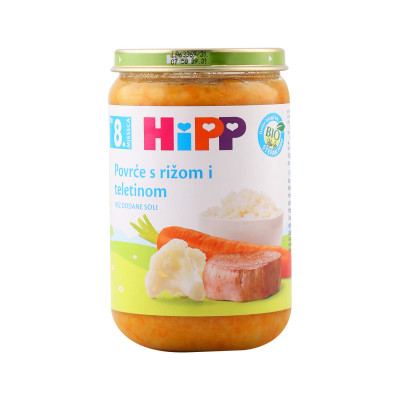 Meat puree fine vegetables with veal 8 months 220 g Hipp