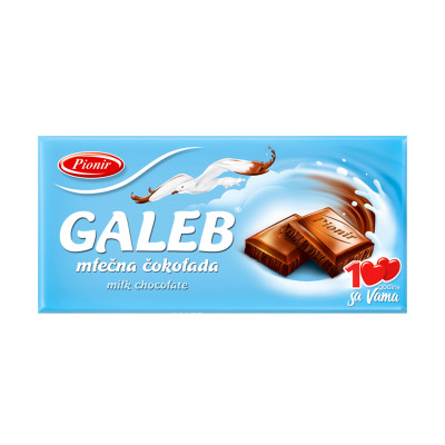 Galeb chocolate 80 g Pionir