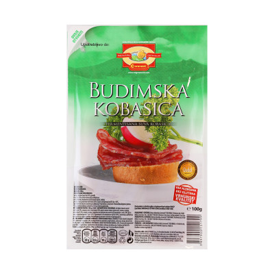 Budaimska salami sliced ??100 g Goranovic